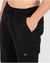 UNIT - UNIT Pivot Elastic Waist Cuffed Cargo Pants