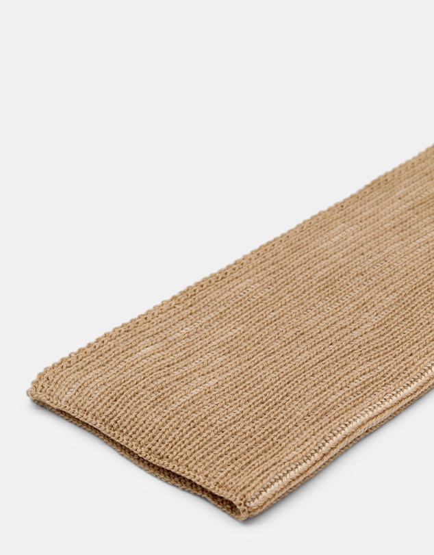 Morgan & Taylor - Sarina Rib Knit Scarf in Beige