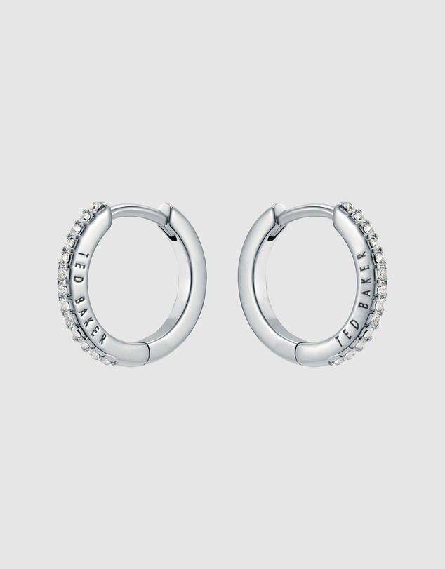 Ted Baker - Heplie Crystal Hoop Earrings 14mm