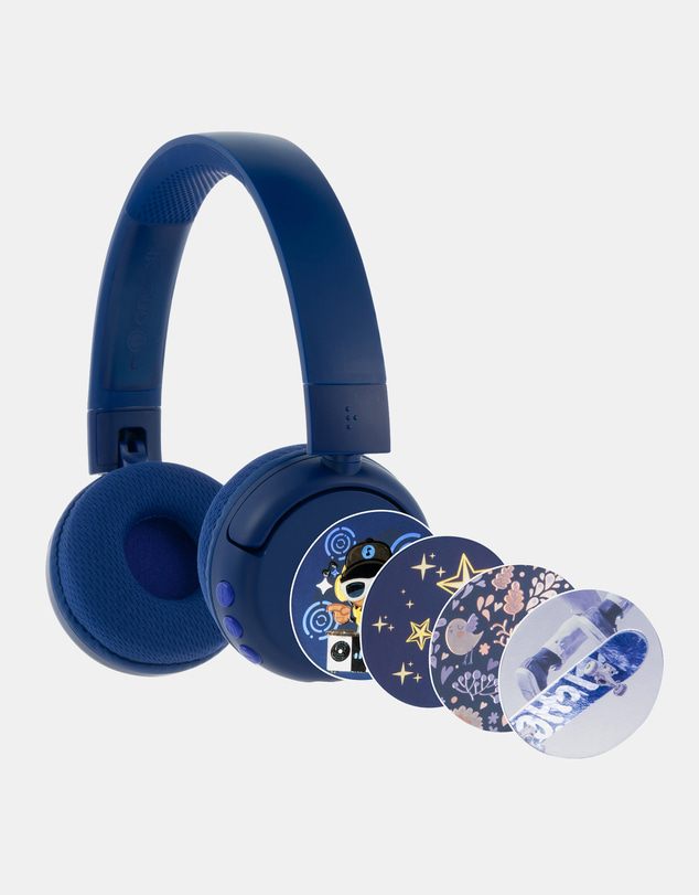 Buddyphones - BuddyPhones POPFun Wireless Headset Deep Blue