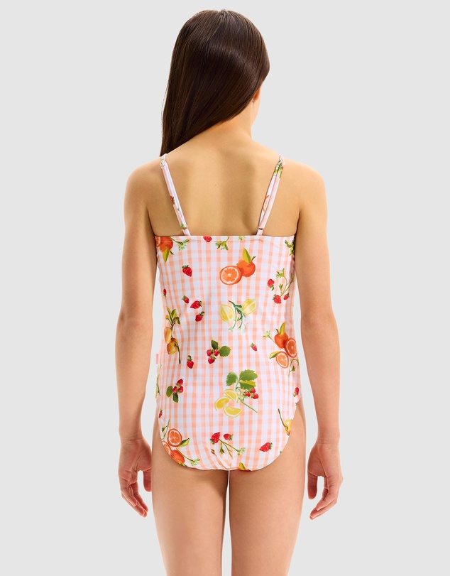 Seafolly - Citrus Gingham One-Piece - Teens