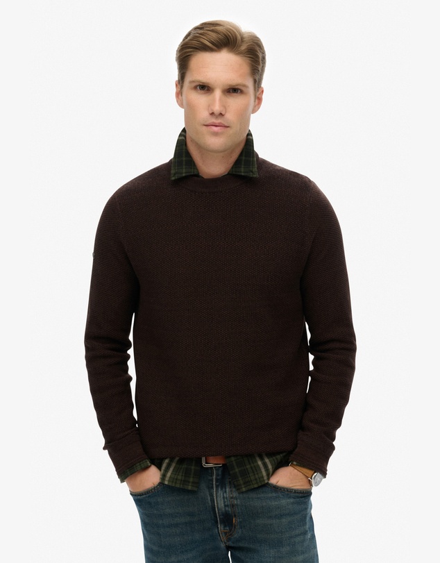 Superdry - Light Weight Cotton Texture Jumper