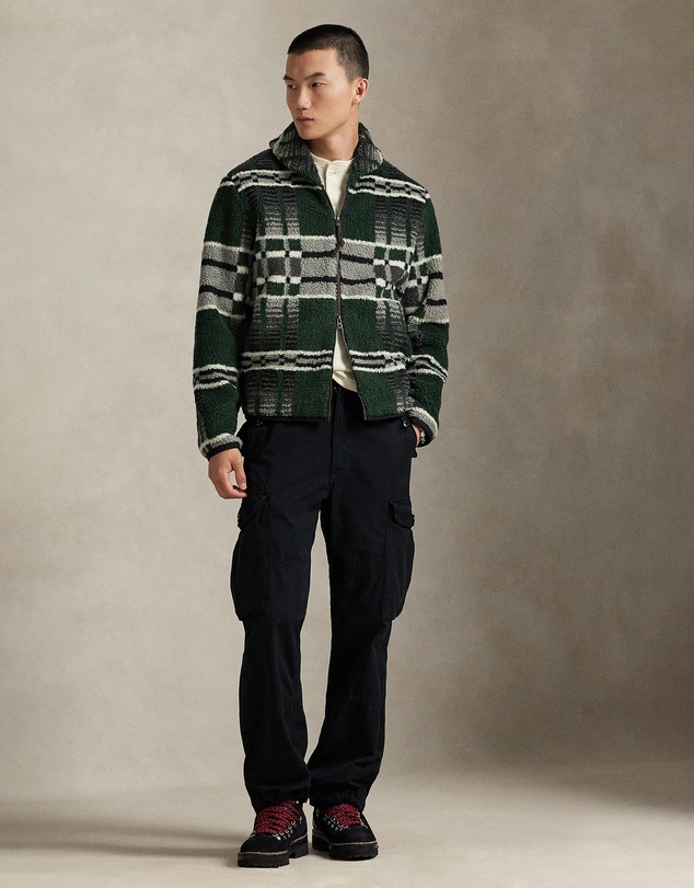 Polo Ralph Lauren - Geometric-Print Pile Fleece Jacket - ICONIC EXCLUSIVE