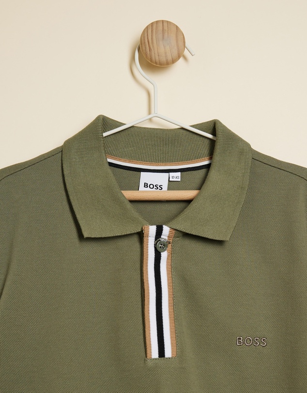 BOSS - Long Sleeve Polo - Kids-Teens
