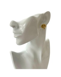 Pre-Loved by Azura Reborn - Pre-Loved CC Gold Plated Round Clip On Earrings