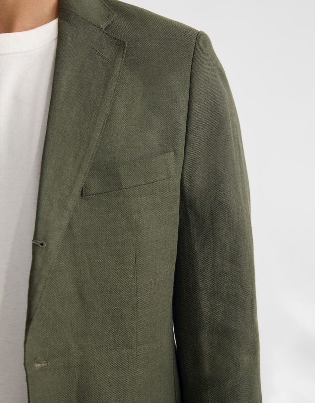 Oxford - 3 Button Linen Milton Blazer