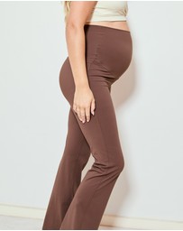 Soon Maternity - Straight Flare Overbelly Leggings