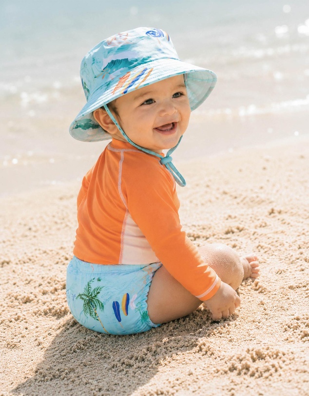 Minihaha - Bodhi Aqua Nappy - Kids