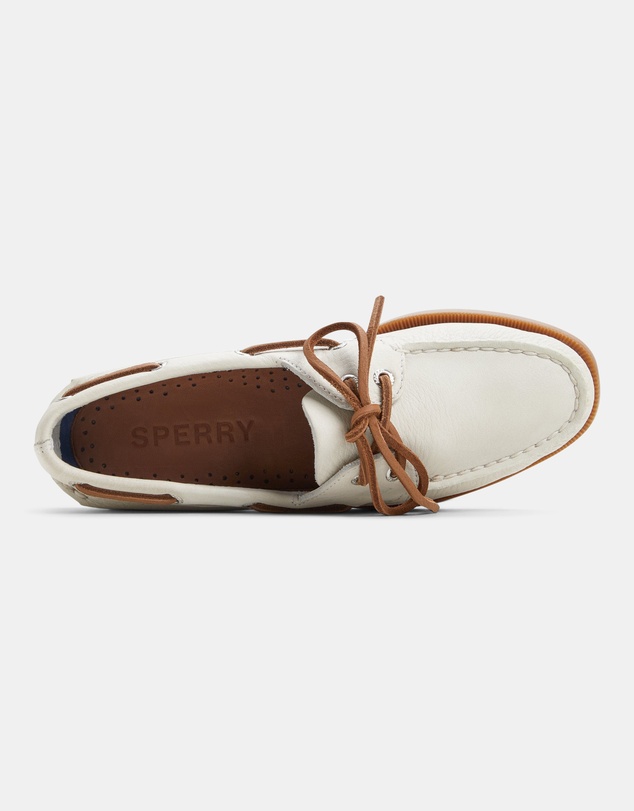 Sperry - A/O 2-Eye Leather White Gum- Women's