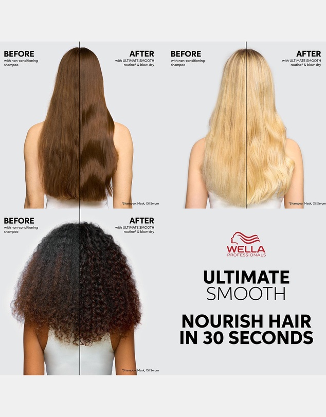 Wella - Ultimate Smooth Shampoo 100Ml