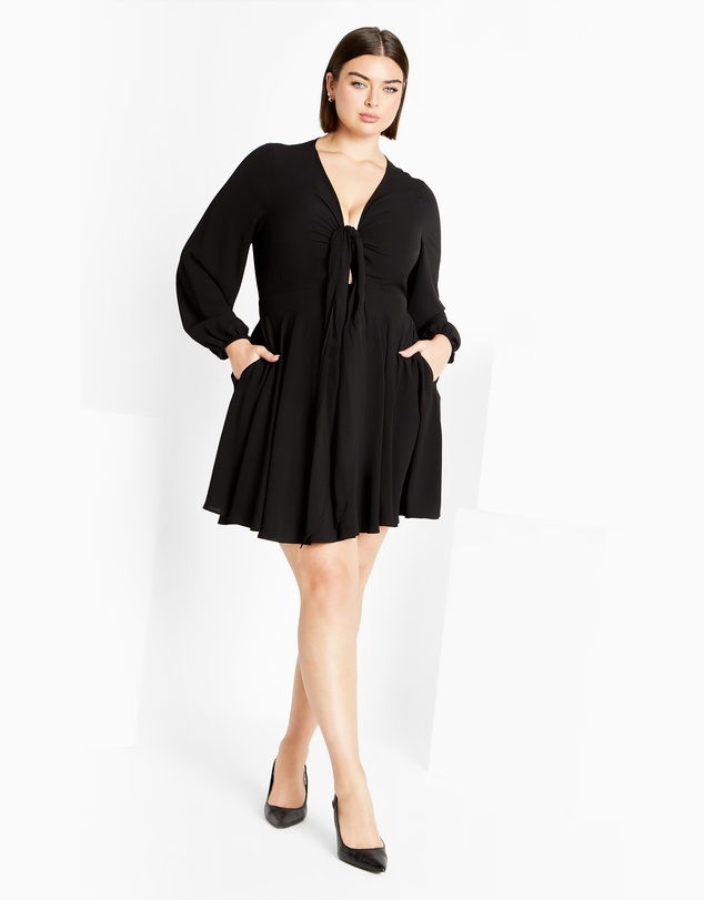 City Chic - Plus size Adelyn Dress - black