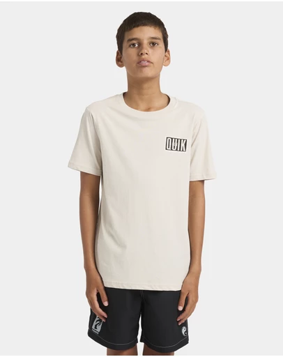 Quiksilver - Boys 8 to 16 Static Box T-Shirt