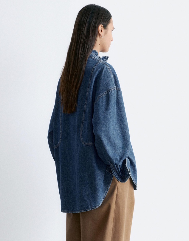 & Other Stories - Oversized Denim Blouse