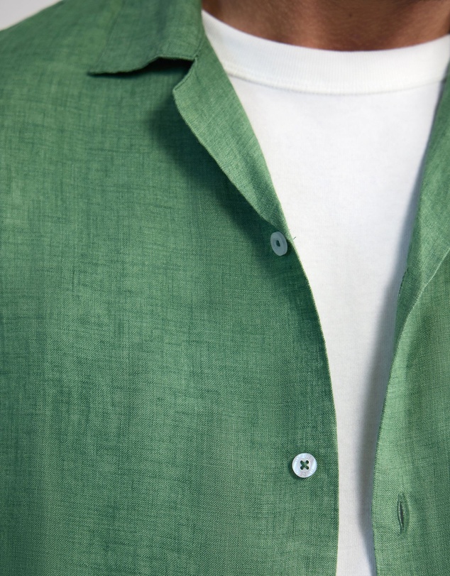 Oxford - Griffin Delave Linen Short Sleeve Shirt