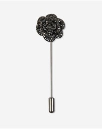Calibre - Mini Diamante Rose Lapel Pin