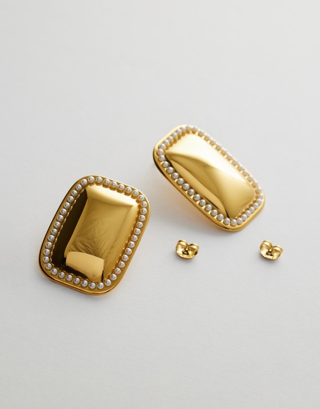 Moira Hughes - The White Label - Yindi Pearl Statement Earrings