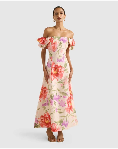 Forever New Petite - Alora Petite Ruffle Maxi Dress
