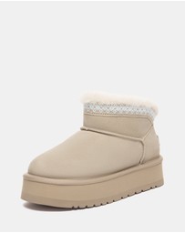 EVERAU - Australian Shepherd Ugg Liora Cow Suede Upper UGG Boots
