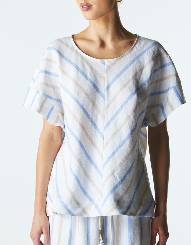 Fate + Becker - Poolside Boxy Top