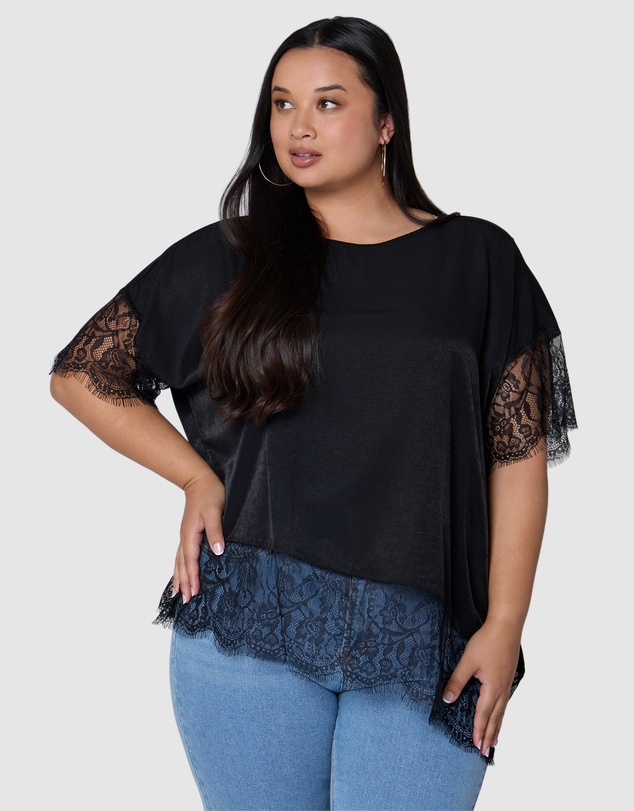 Sunday In The City - Undone Satin Tee