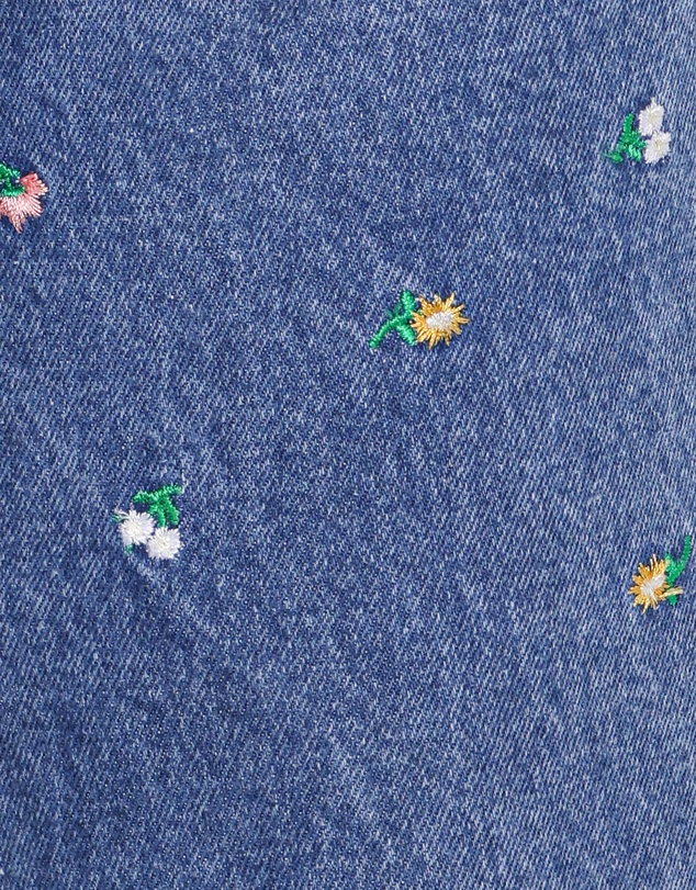 Petal & Pup - Kendall Straight Leg Jeans - Embroidery Medium Wash