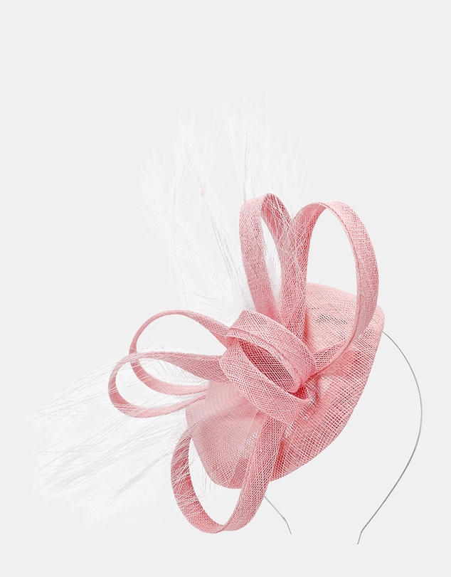 Morgan & Taylor - Fallon Fascinator in Pink