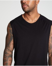 Surrounded By Ghosts - The Galena Cotton Rib Tail Muscle T-Shirt