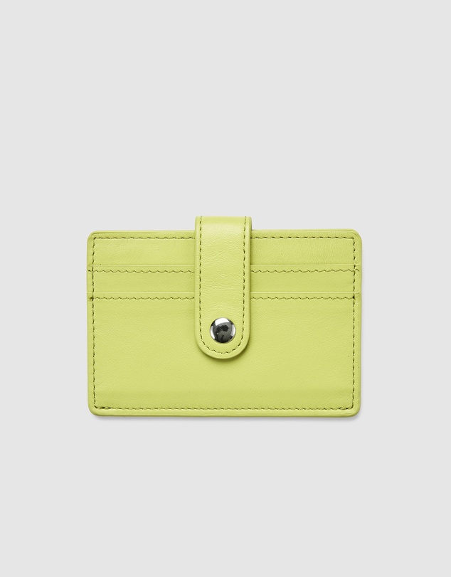 Globite - Leather RFID Card Holder Snap Button