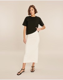 AERE - Column Knit Maxi Skirt