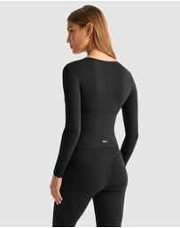 TALA - Dayflex Long Sleeve V Neck Top