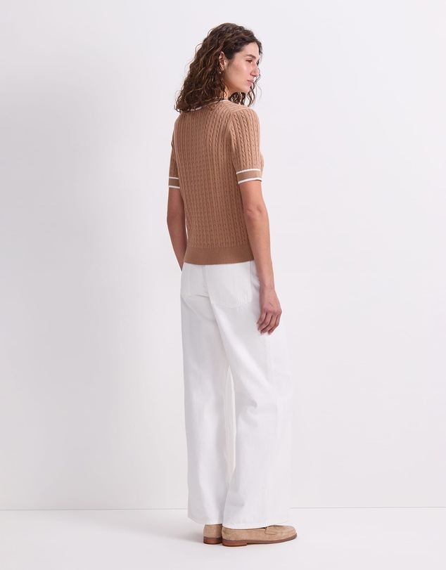 Sportscraft - Elka Cable Short Sleeve Knit