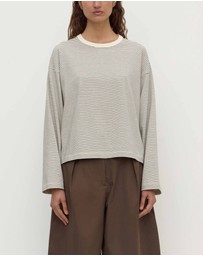 Assembly Label - Malone Stripe Wide Sleeve Tee