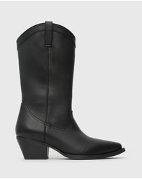 Betts - Howdy Suede Leather Western Boots
