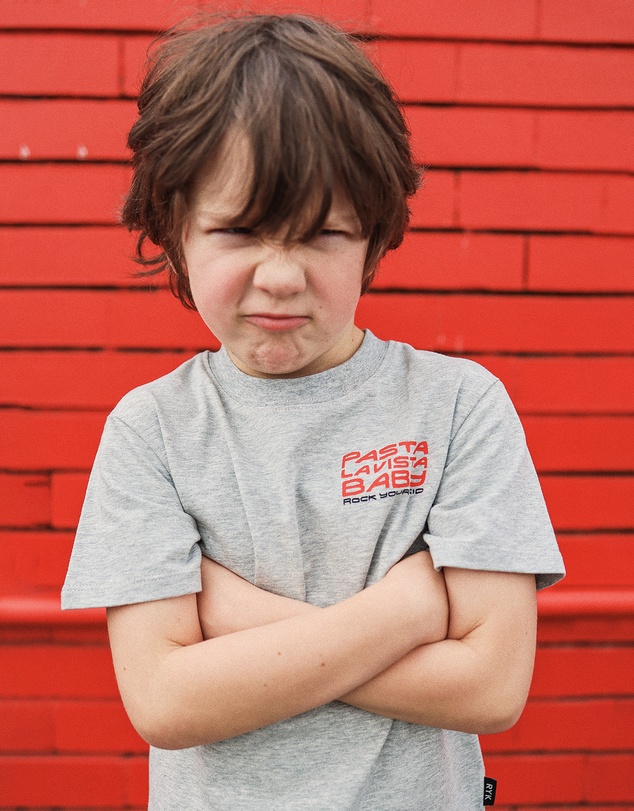 Rock Your Kid - Jet Tee in Grey Marle