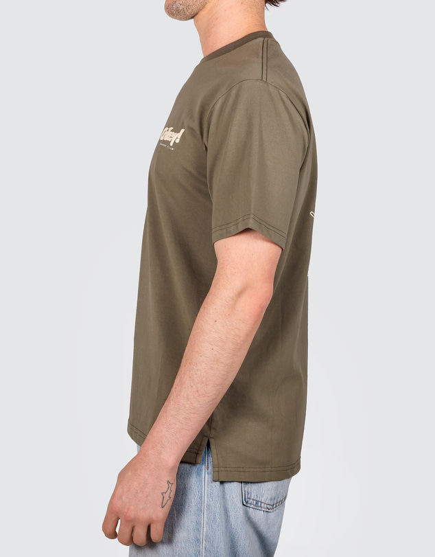 Skwosh - Crikey Men's Graphic Tee in Khaki