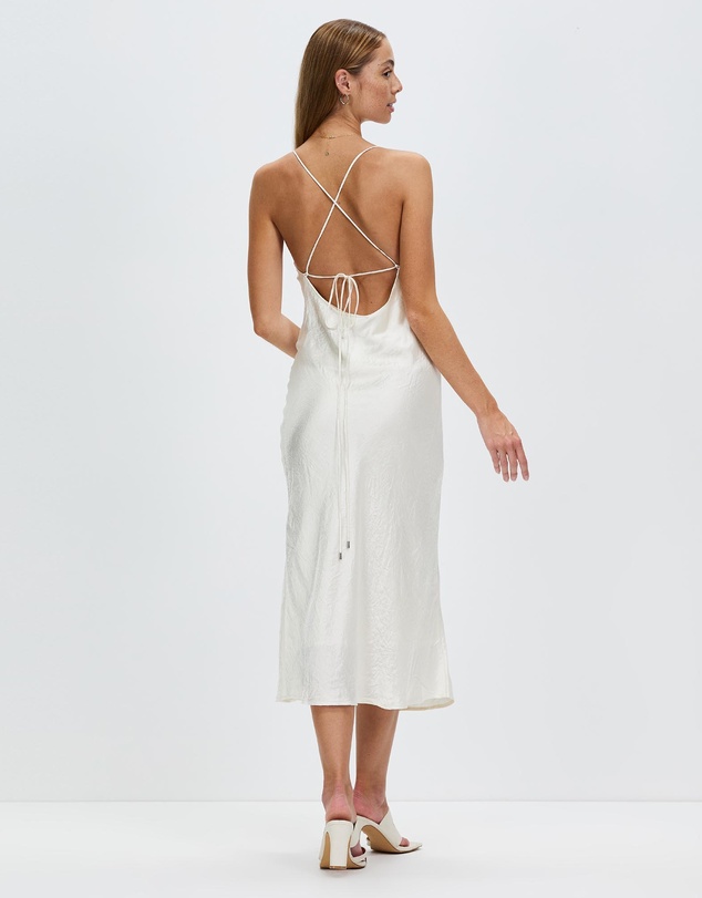 Third Form - Crush Bias Cowl Slip Dress