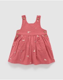 Purebaby - Bunny Embroidered Pinnie -Kids-Babies