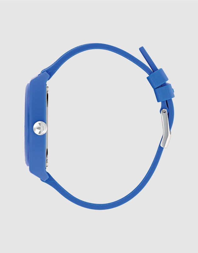 adidas Originals - Project Two Analogue 38mm Black Dial and Blue Resin Strap