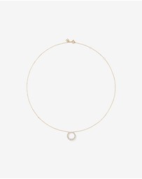 Michael Hill - 0.38 Carat TW Diamond Graduated Circle Necklace in 10kt Yellow Gold