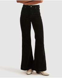 Rolla's - Eastcoast Flare Jean - Velvet Black