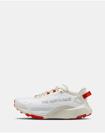 White & Lava Red
