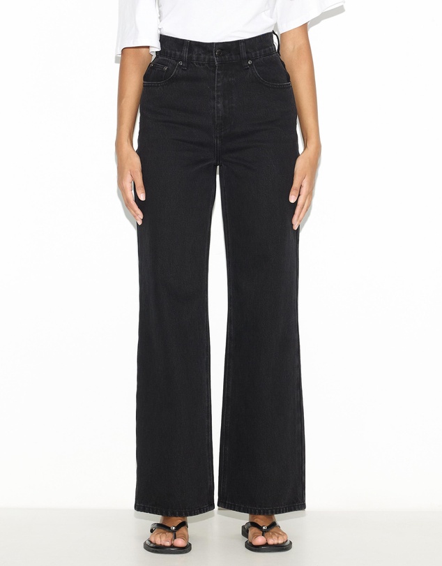 Dazie - London High Waisted Wide Leg Jeans