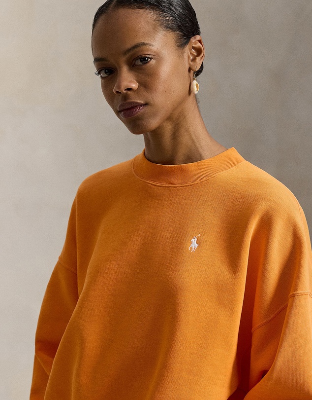 Polo Ralph Lauren - Oversize Back-Logo Fleece Crewneck - The ICONIC Exclusive