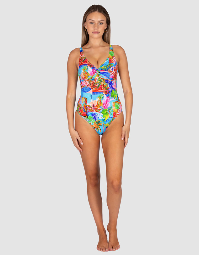 Baku Swimwear - Tropicalia C/DD Cup Twist One Piece Swimsuit