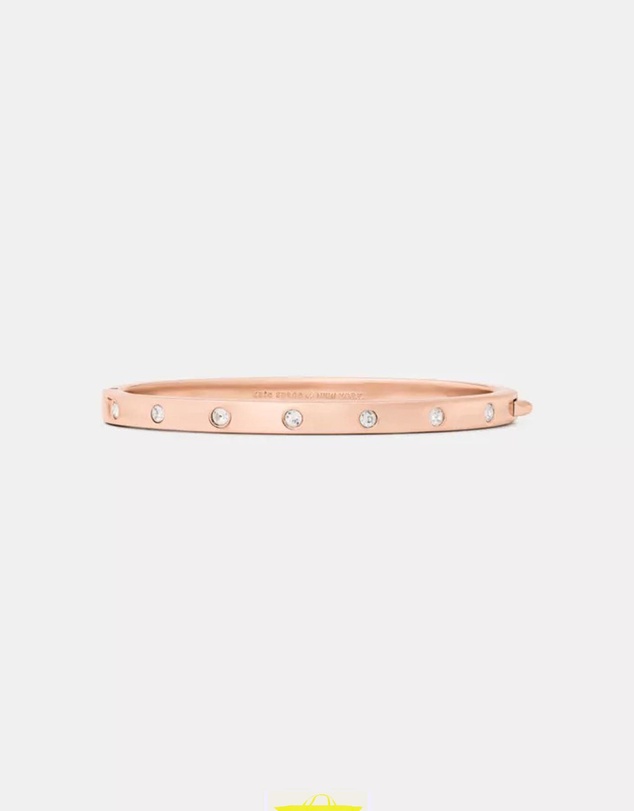Kate Spade - Metal Stone Hinged Bangle