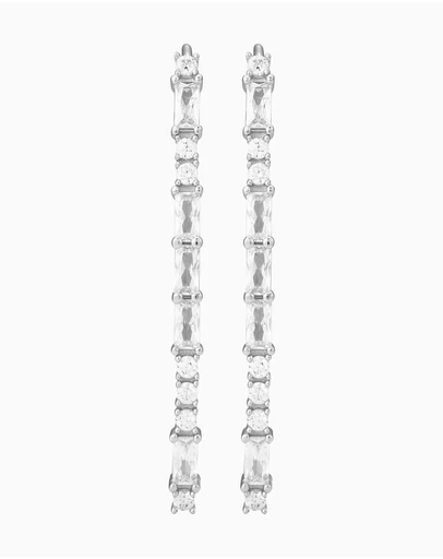 Emporio Armani - Silver Tone Earring