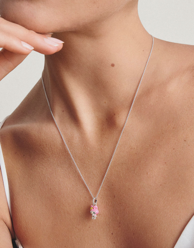 THOMAS SABO - Hello Kitty My Melody Necklace, Silver-Plated