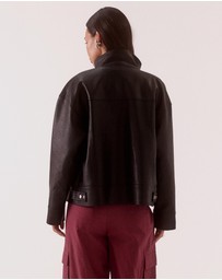 SOVERE - Verin Faux Leather Jacket