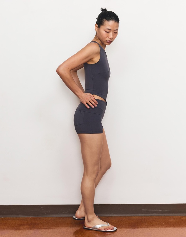 Pinky & Kamal - Fold Over Mini Shorts