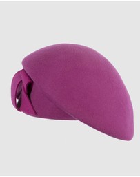 Max Alexander - Winter Fuchsia Felt Beret Hat